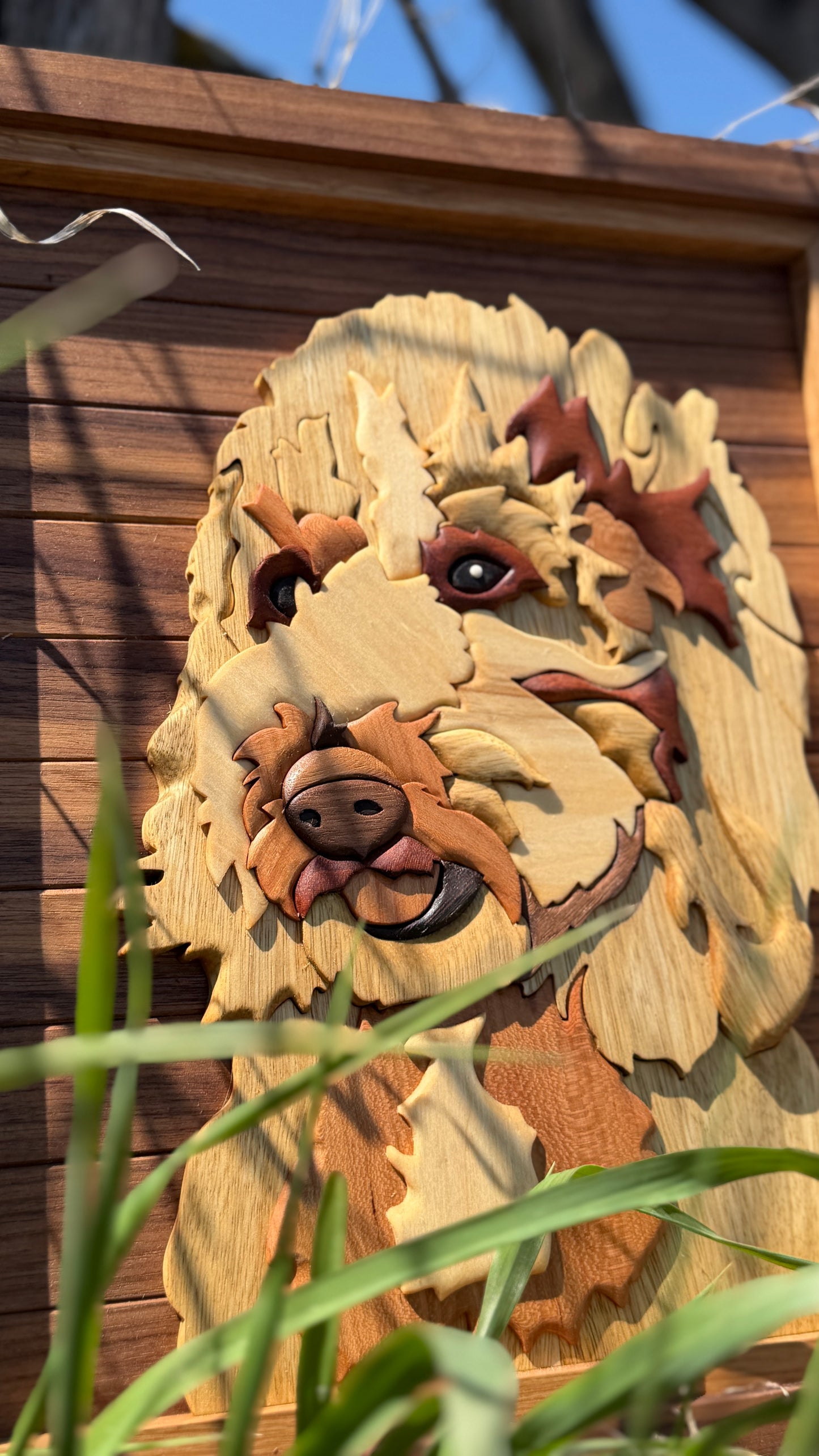 Intarsia Pet Portrait