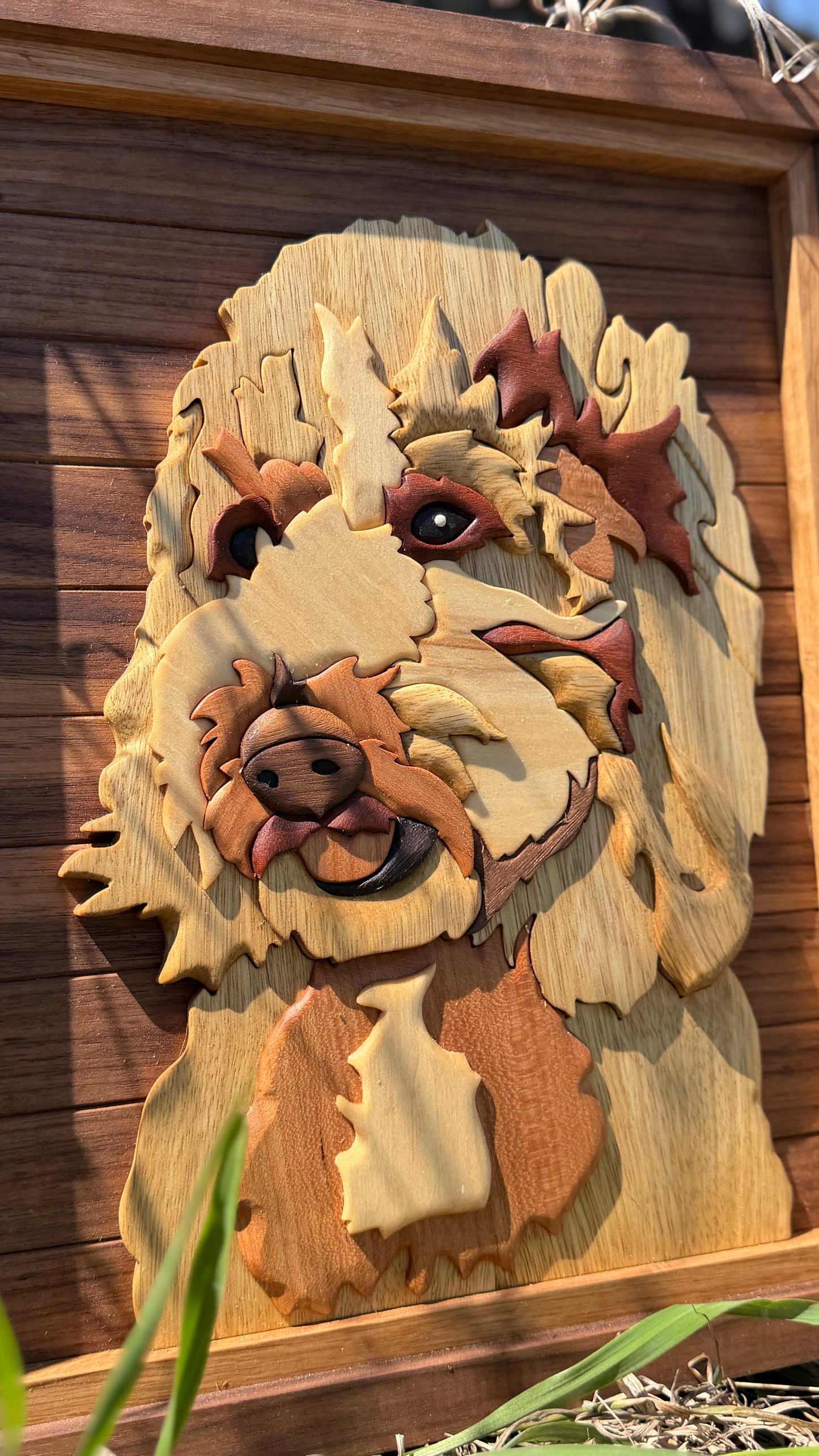 Intarsia Pet Portrait