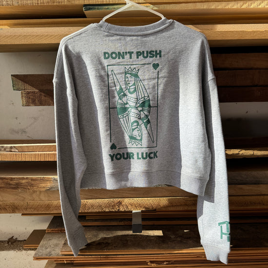 Don't Push Your Luck Crop Crew | Gray & Green