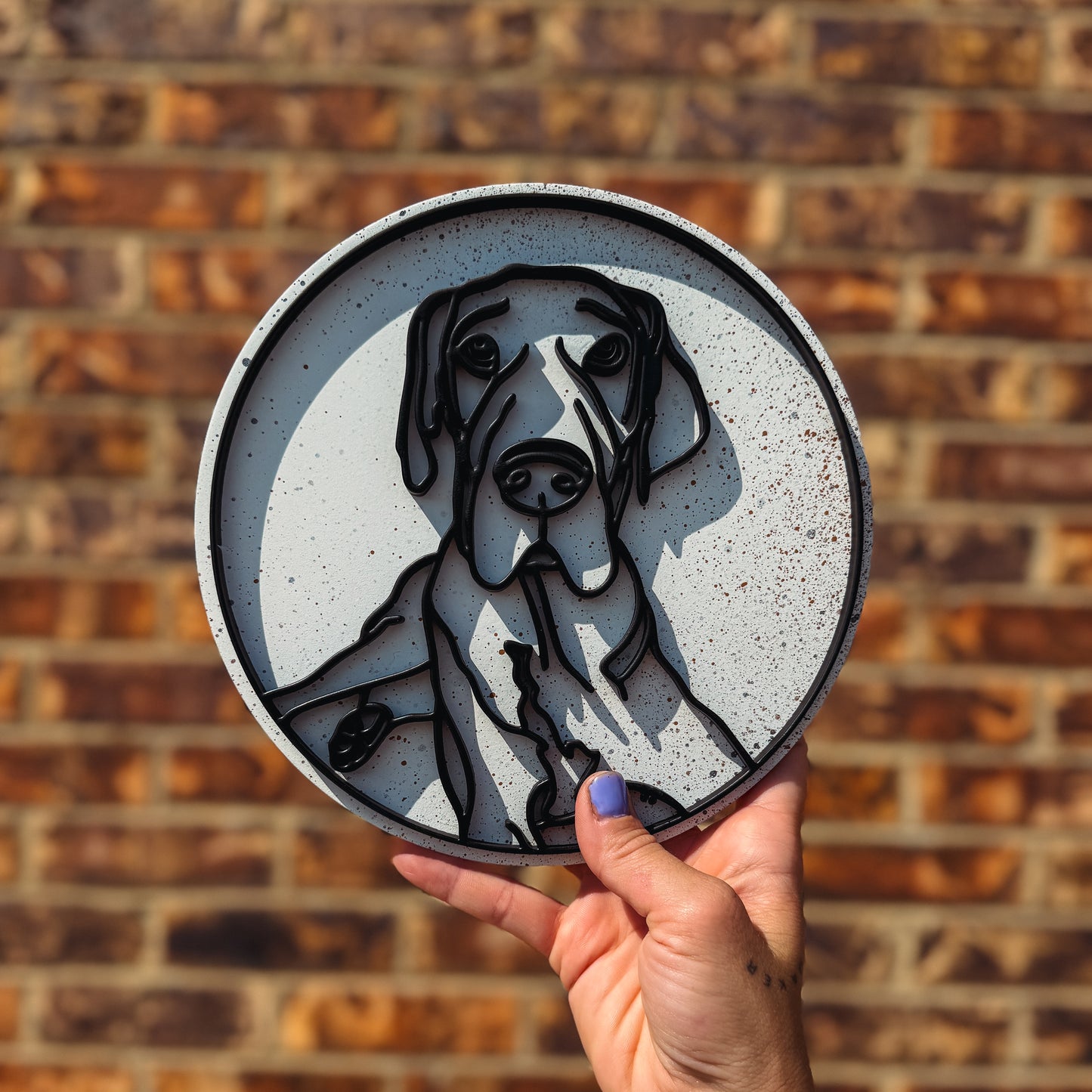 Customizable Outline Pet Portrait