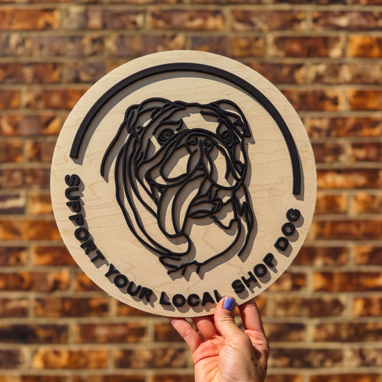 Customizable Shop Dog Outline Portrait