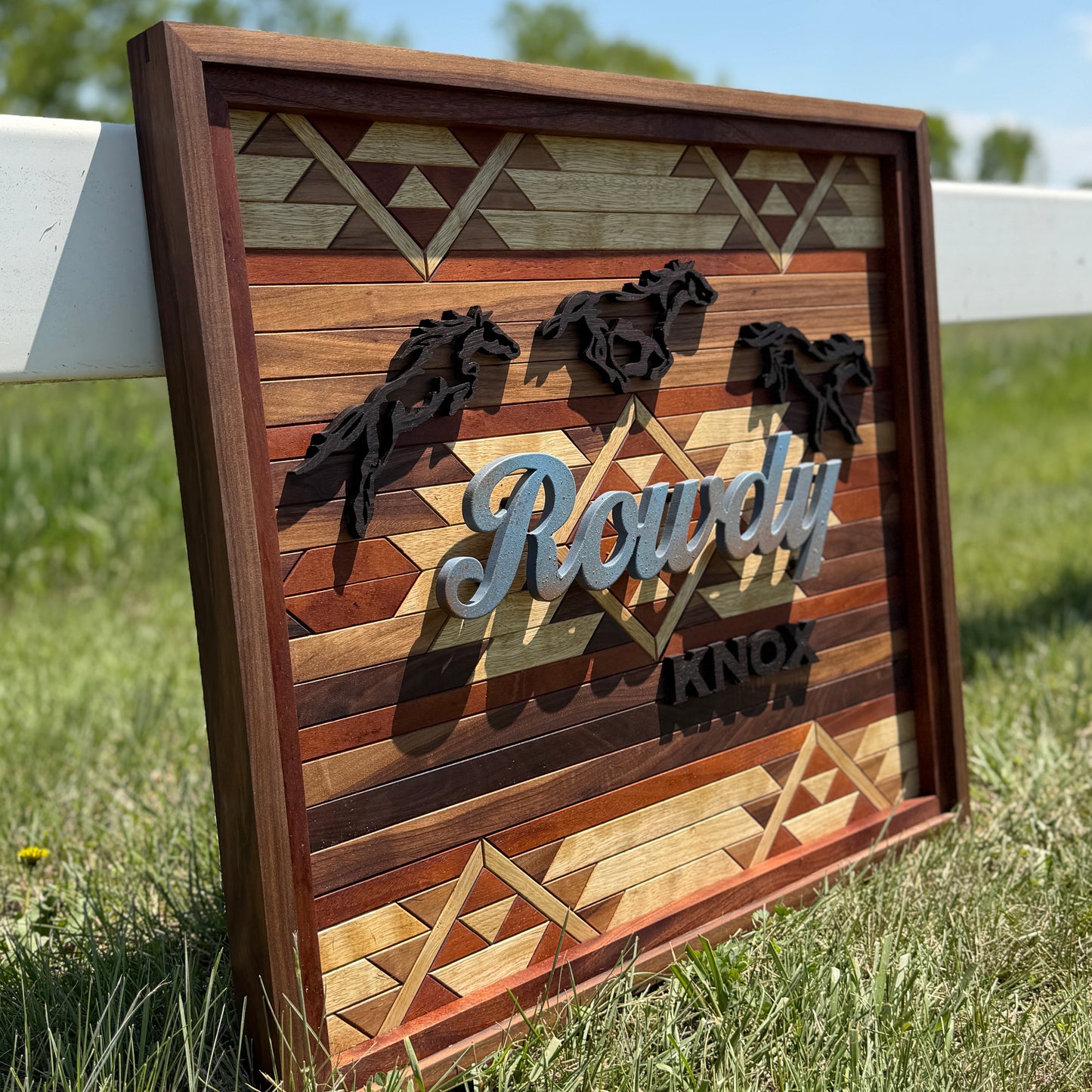 Custom Western Name Sign