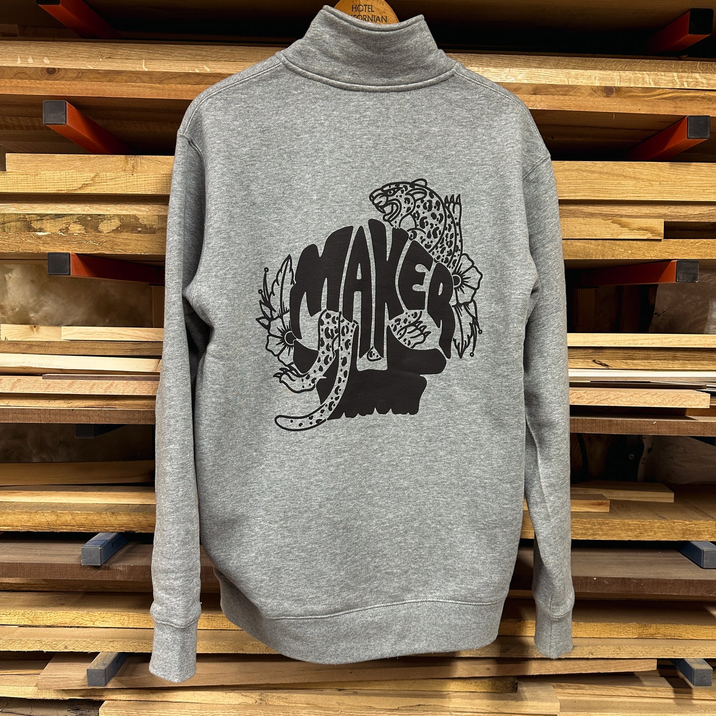 Maker Cat Quarter Zip