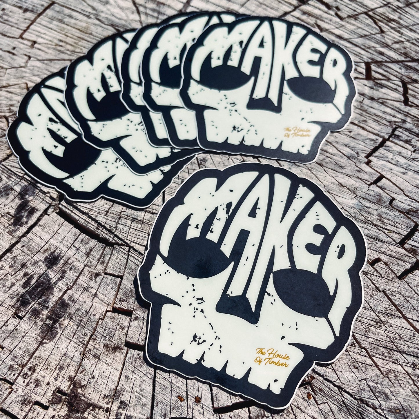 Maker Skull Sticker