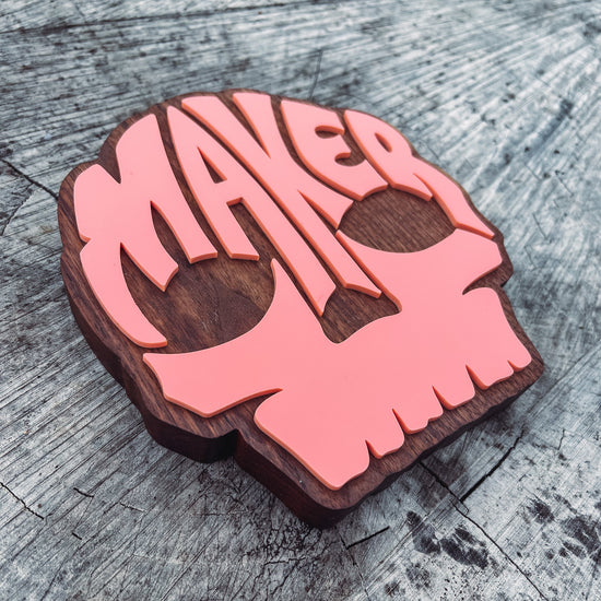 Acrylic Maker Skull
